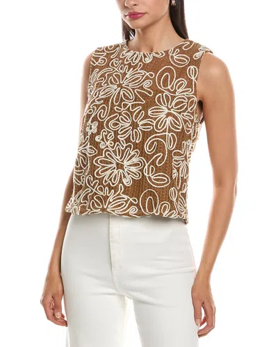 Nanette Lepore Sleeveless Top In Brown