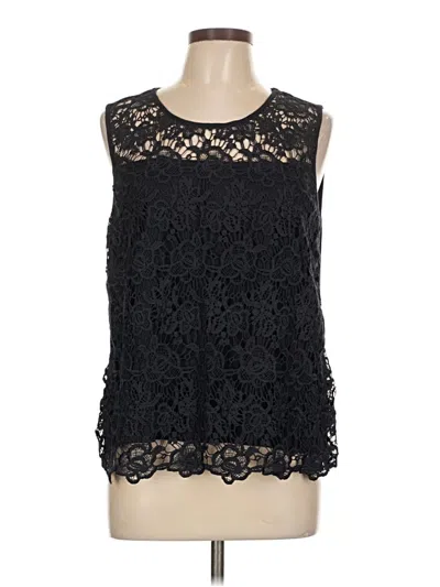 Pre-owned Nanette Lepore Sleeveless T-shirt In Black