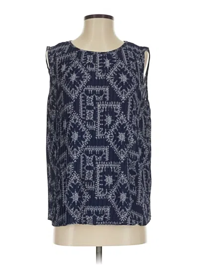 Pre-owned Nanette Lepore Sleeveless T-shirt In Blue
