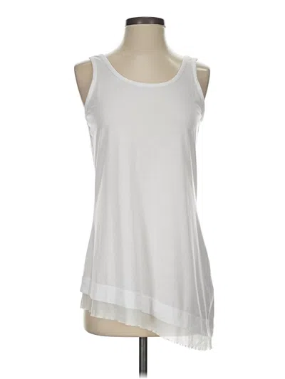 Pre-owned Nanette Lepore Sleeveless T-shirt In White