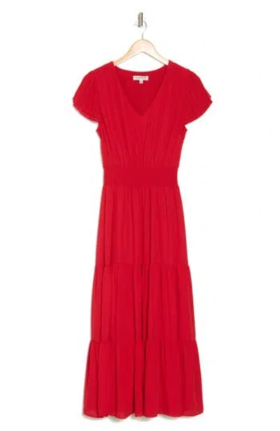 Nanette Lepore Smocked Waist Maxi Dress<br /> In Precoius Pink