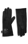 Nanette Lepore Snap Buckle Detail Gloves In Black