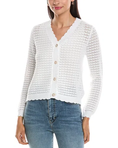 Nanette Lepore Spring Cardigan In White