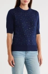 Nanette Lepore Studded Sweater In Blue