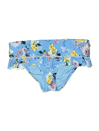 Pre-owned Nanette Lepore Swimsuit Bottoms In Blue