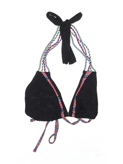 Pre-owned Nanette Lepore Swimsuit Top Black Swimwear