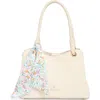 Nanette Lepore Sybil Braided Handle Shoulder Bag In White