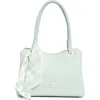 Nanette Lepore Sybil Braided Handle Shoulder Bag In Retro Surf - Cabana Stripe