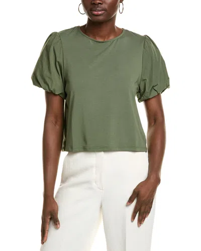 Nanette Lepore Tie Back Top In Green