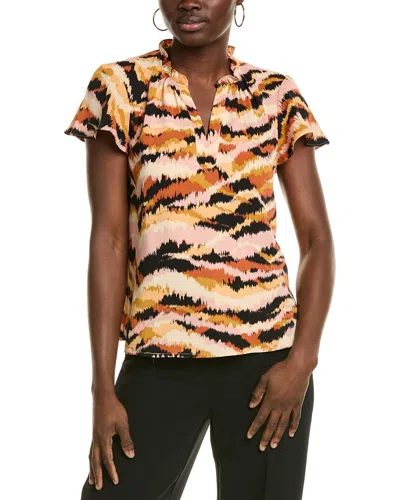Nanette Lepore Tiered Sleeve Blouse