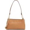 Nanette Lepore Triple Section Crossbody Bag In Brown