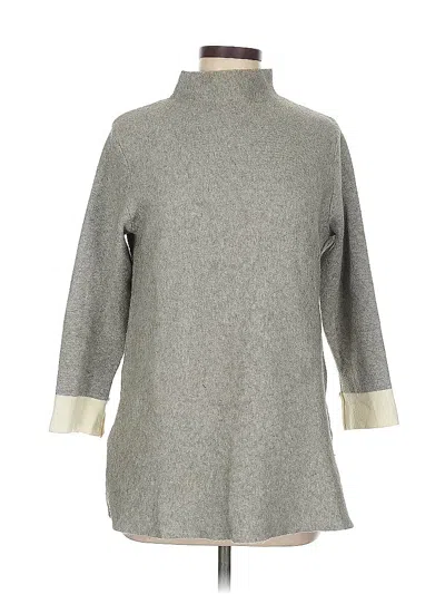 Pre-owned Nanette Lepore Turtleneck Sweater In Gray