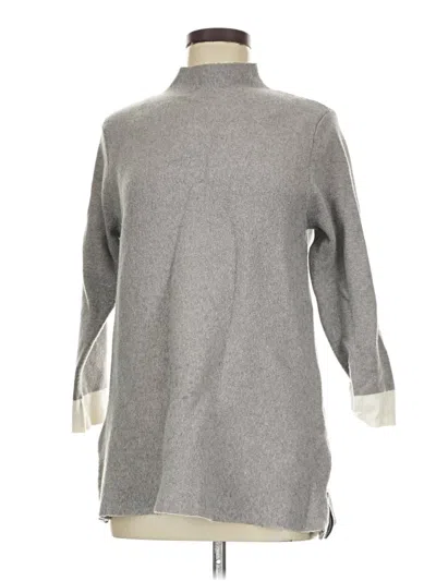 Pre-owned Nanette Lepore Turtleneck Sweater In Gray