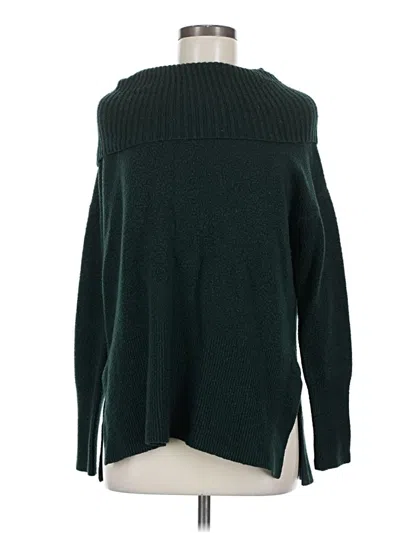 Pre-owned Nanette Lepore Turtleneck Sweater In Green