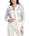 Nanette Lepore Tweed Jacket In White