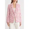 Nanette Lepore Two-button Bouclé Tweed Blazer