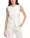 Nanette Lepore Tweed Vest In Multi