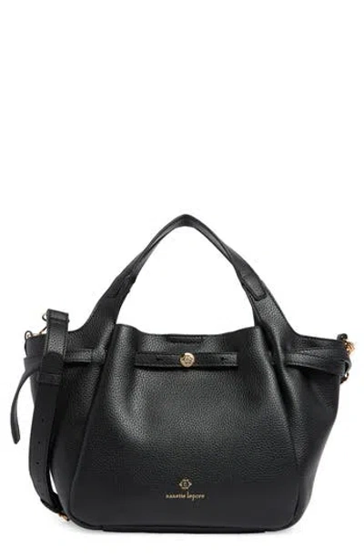 Nanette Lepore Walden Belted Satchel Bag In Black