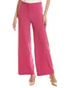 Nanette Lepore Wide Leg Crepe Pant In Pink