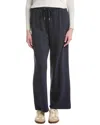 Nanette Lepore Wide Leg Drawcord Pant In Black