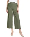 Nanette Lepore High Waist Crop Wide Leg Pants In Green