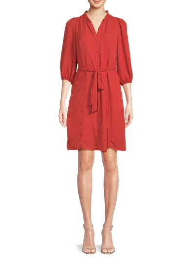 NANETTE LEPORE NANETTE NANETTE LEPORE WOMEN'S BELTED MINI SHIRTDRESS