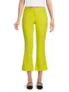 Nanette Lepore Women's Cropped Flare Pants In Citrine