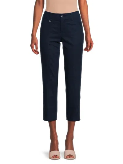 Nanette Lepore Women's Cropped Pants In Navy