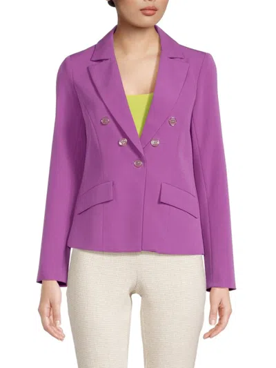 Nanette Lepore Women's Double Breasted Blazer In Orchid
