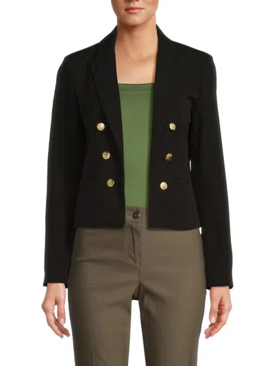 Nanette Lepore Women's Open Front Blazer In Very Black