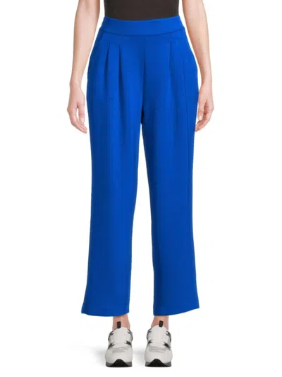 Nanette Lepore Stretch Fabric Wide Leg Pants In Skydiver