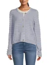 Nanette Lepore Women's Ribbed Knit Cardigan In Warm Sand
