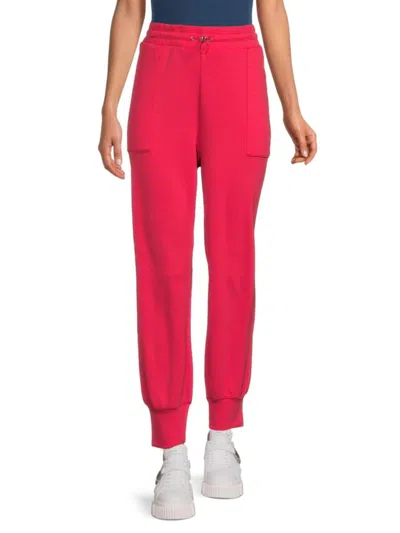 Nanette Lepore Women's Scuba Knit Joggers In Geranium