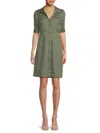 NANETTE LEPORE WOMEN'S SHORT SLEEVE MINI-SHIRTDRESS