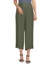 Nanette Lepore Women's Solid Cropped Pants In Prairie Sage