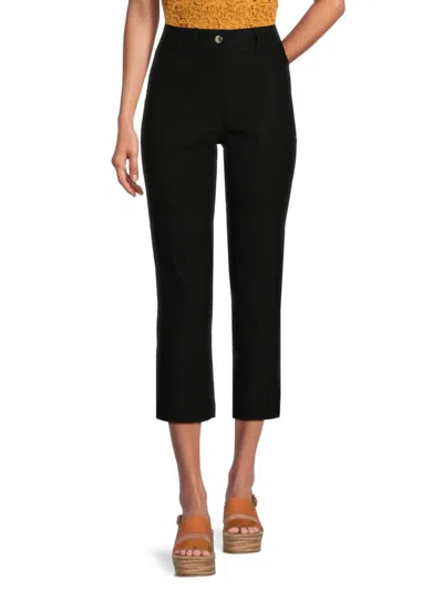 Nanette Lepore Women's Solid Pants In Very Black
