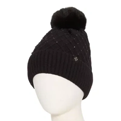 Nanette Lepore Womens Beanie In Black
