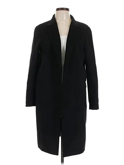 Pre-owned Nanette Lepore Wool Coat In Black