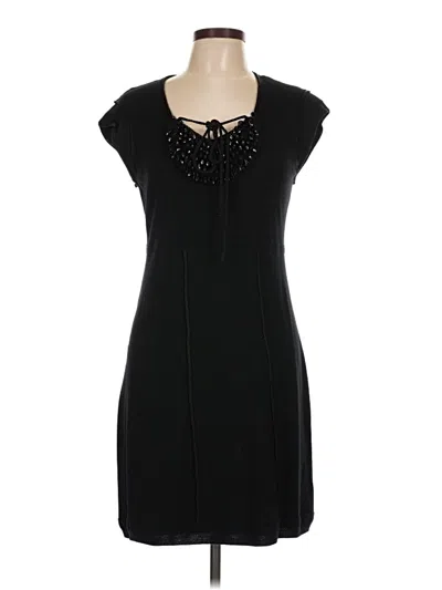Pre-owned Nanette Lepore Wool Dress In Black
