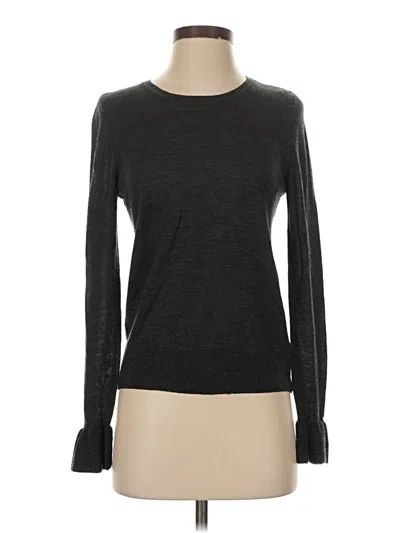 Pre-owned Nanette Lepore Wool Pullover Sweater In Gray
