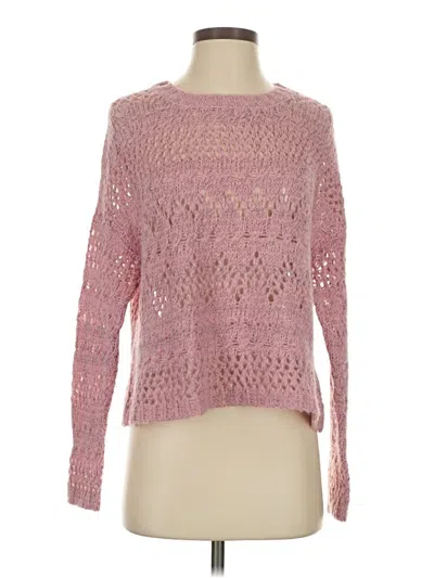 Pre-owned Nanette Lepore Wool Pullover Sweater In Pink