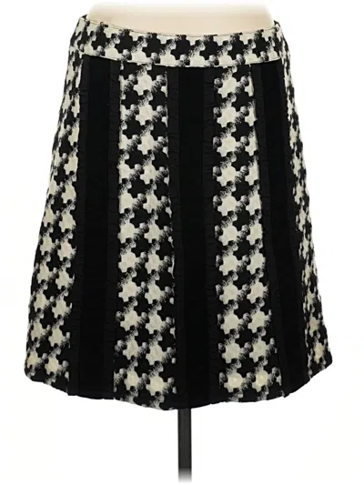 Pre-owned Nanette Lepore Wool Skirt In Black