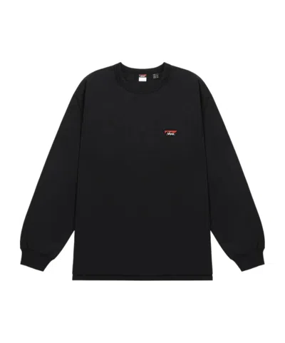 Nanga Box Logo Long-sleeve T-shirt In Black