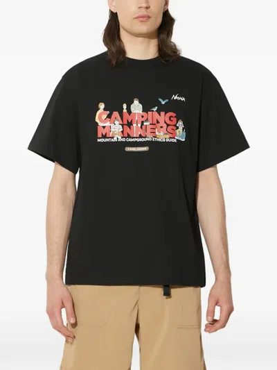 Nanga Camping Manners T-shirt In Multi