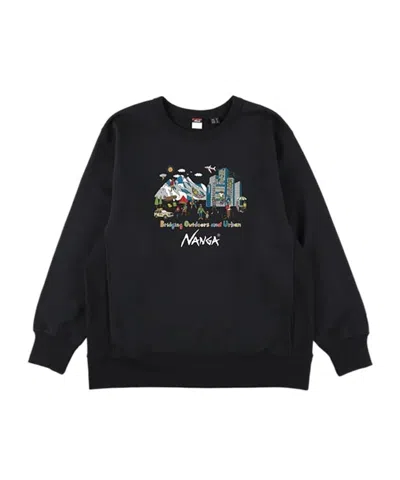 Nanga Crew Neck Sweatshirt In Black