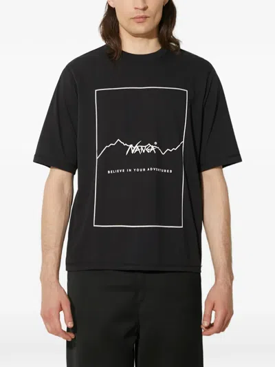 Nanga Dry Mix Frame Logo-print T-shirt In Animal Print