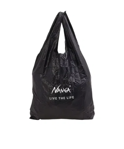 Nanga Foldable Handbag In Black