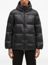 Nanga Mountain Lodge Hooded Down Jacket In Black