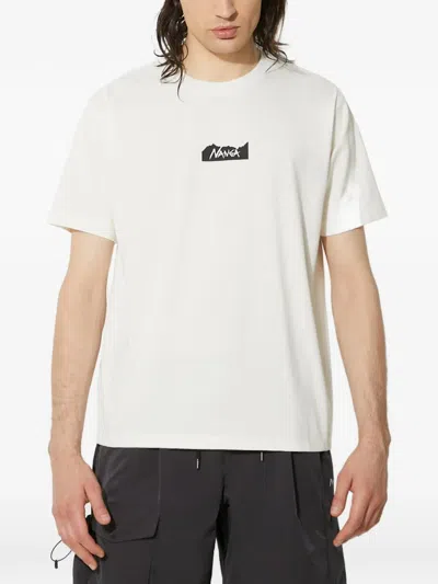 Nanga Logo-print T-shirt In White