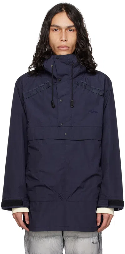 Nanga Navy Takibi Coat In Nvy